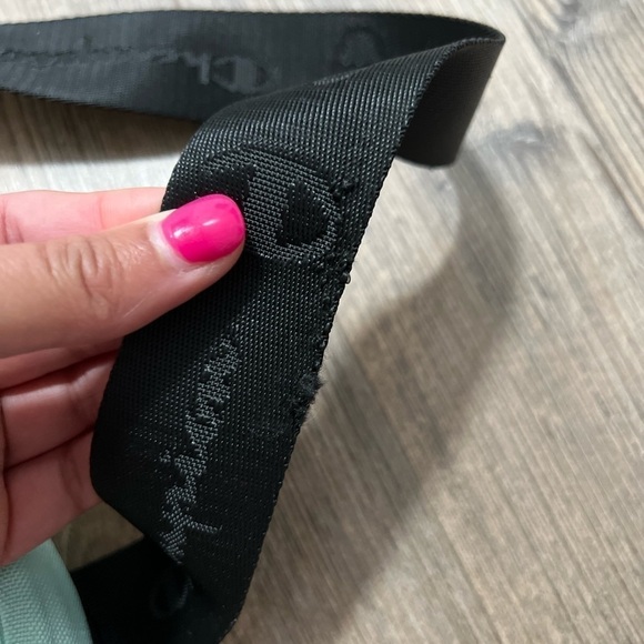 CHAMPION Prime OVERSIZE BLACK C LOGO FANNY PACK SHOULDER BAG MINT GREEN Belt BAG - Picture 5 of 11